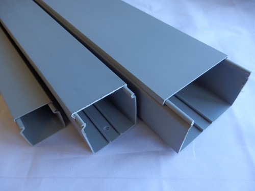 goulotte - L 40 x H 40 mm PVC gris